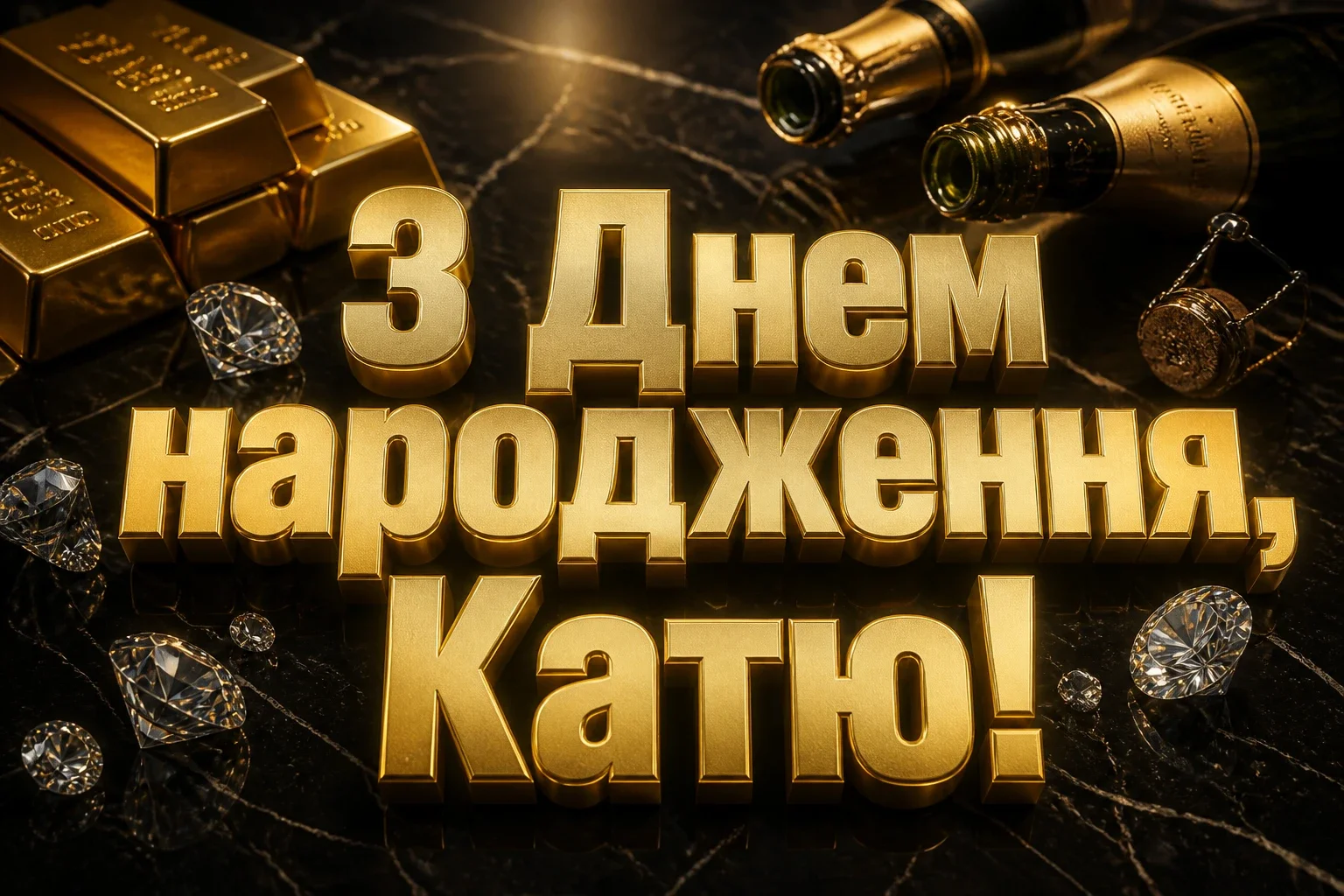з днем народження катя