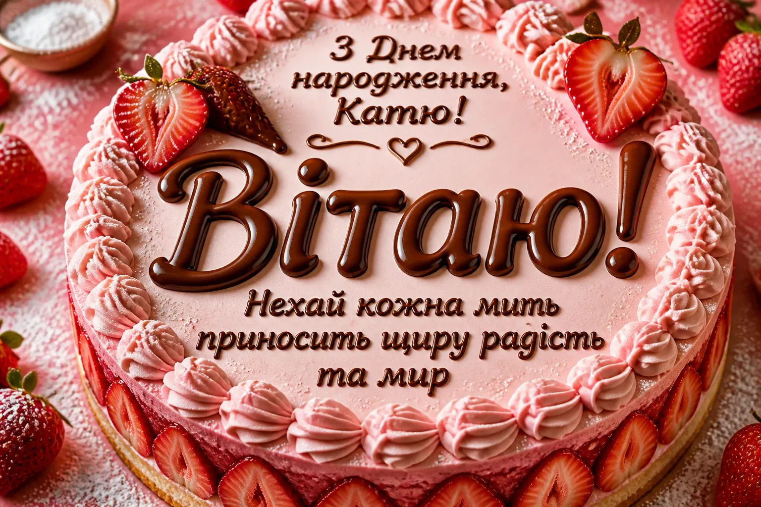 з днем народження катя