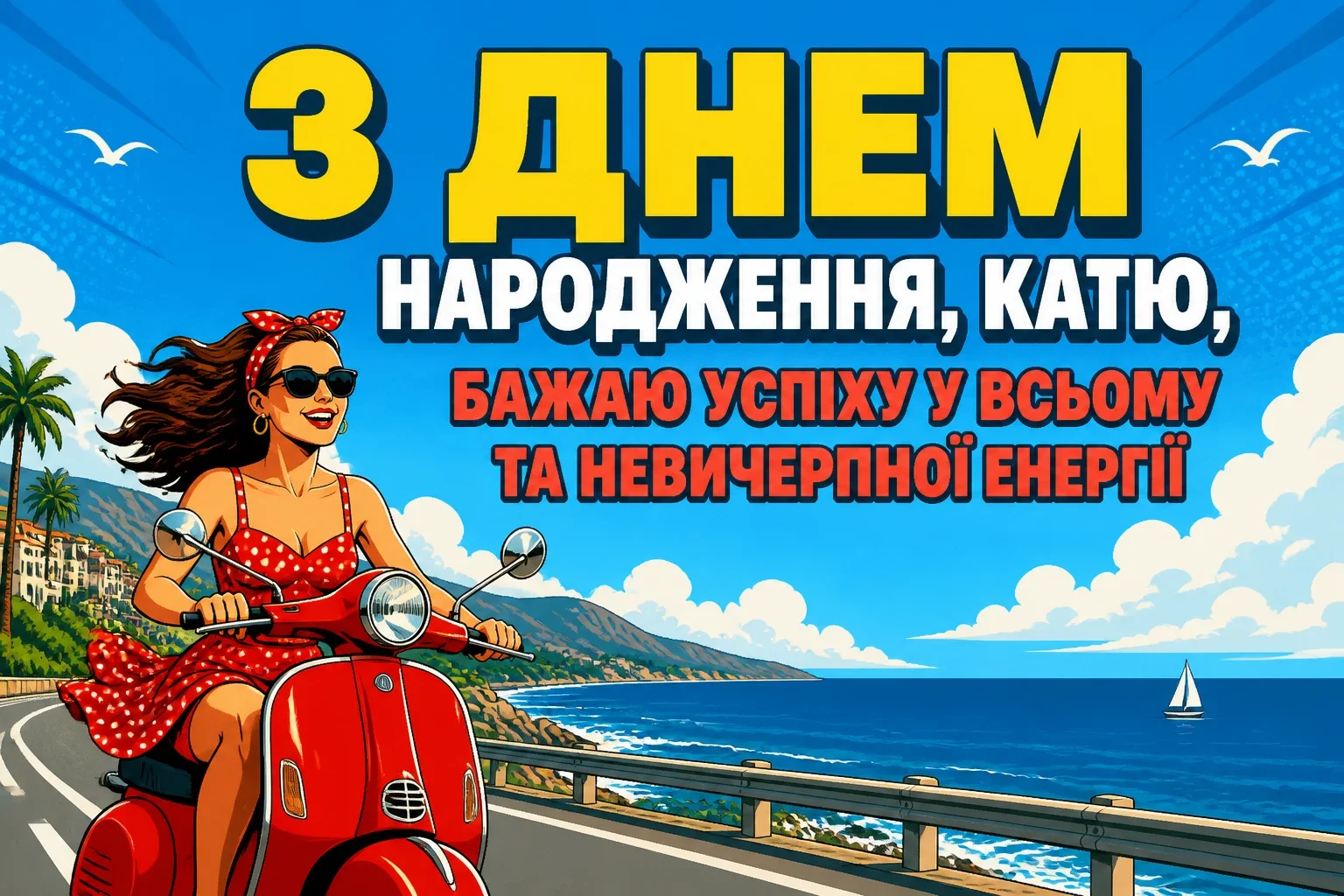 з днем народження катя