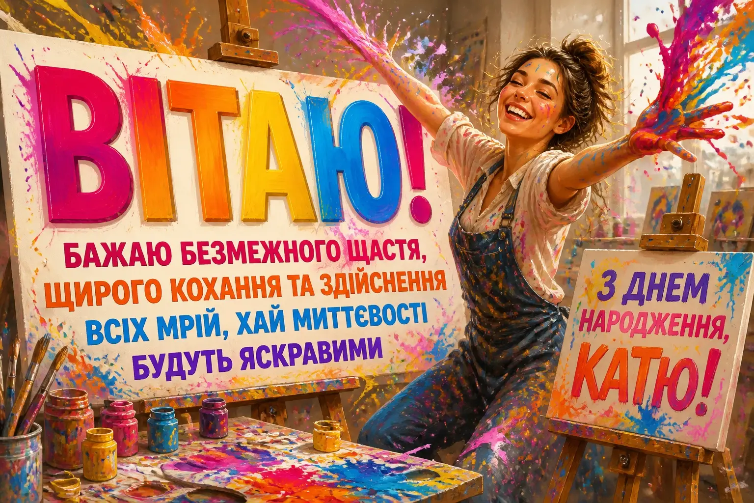 з днем народження катя