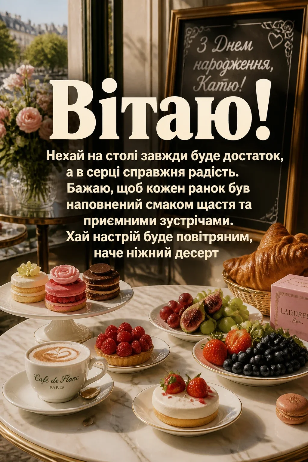 з днем народження катя