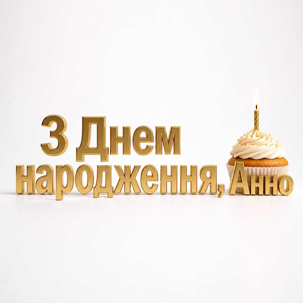 з днем народження анна
