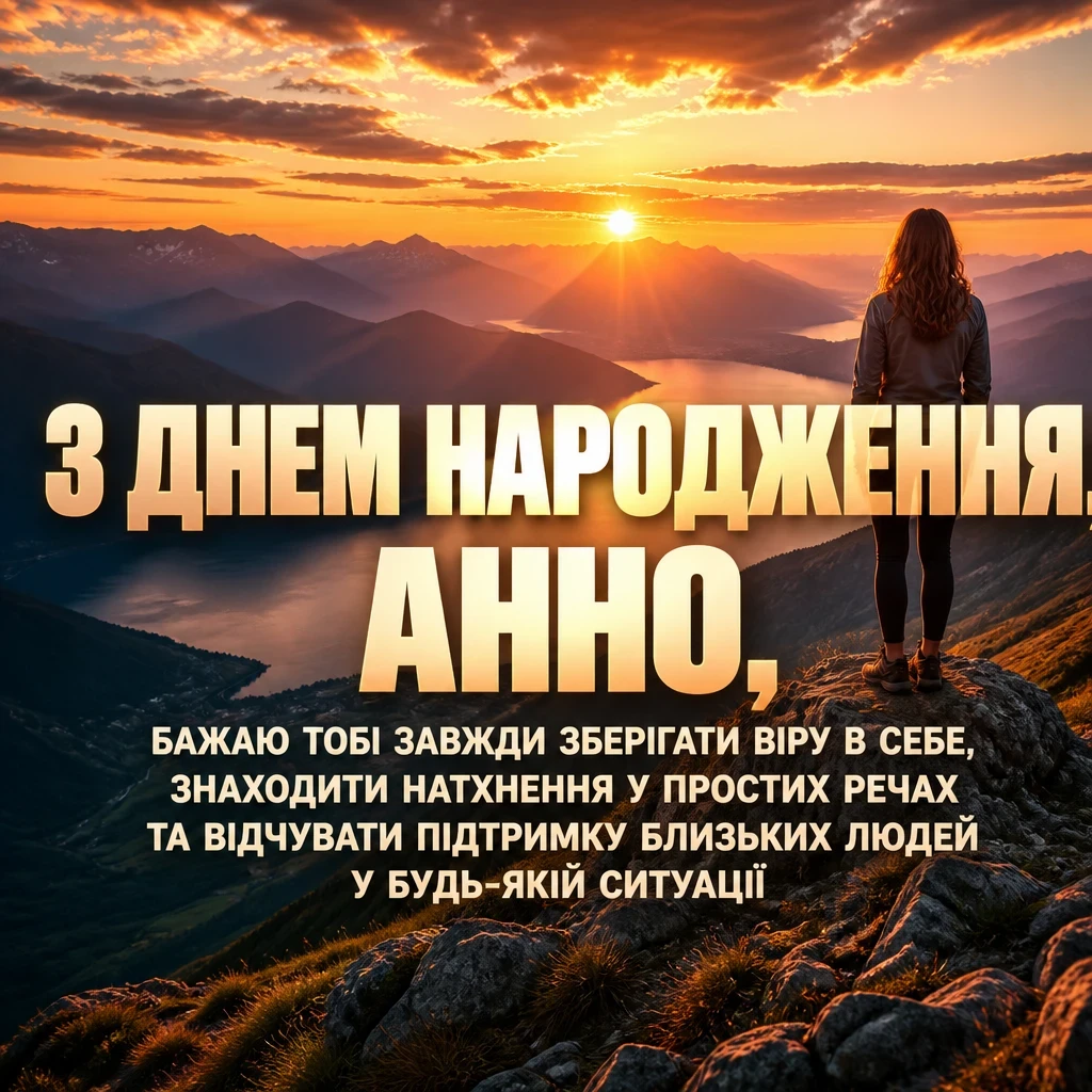 з днем народження анна