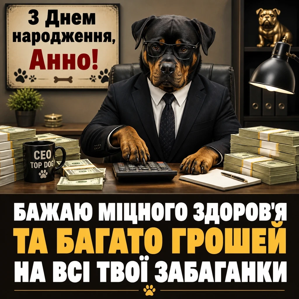 з днем народження анна