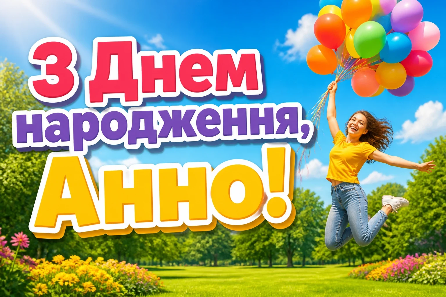 з днем народження анна
