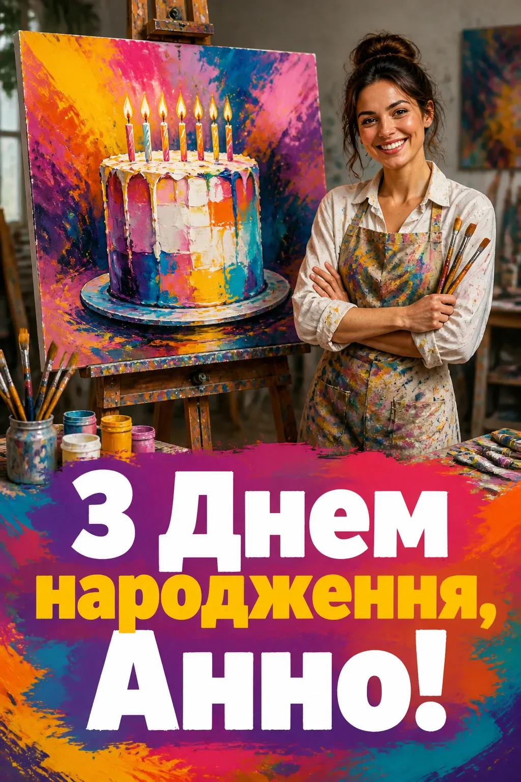 з днем народження анна