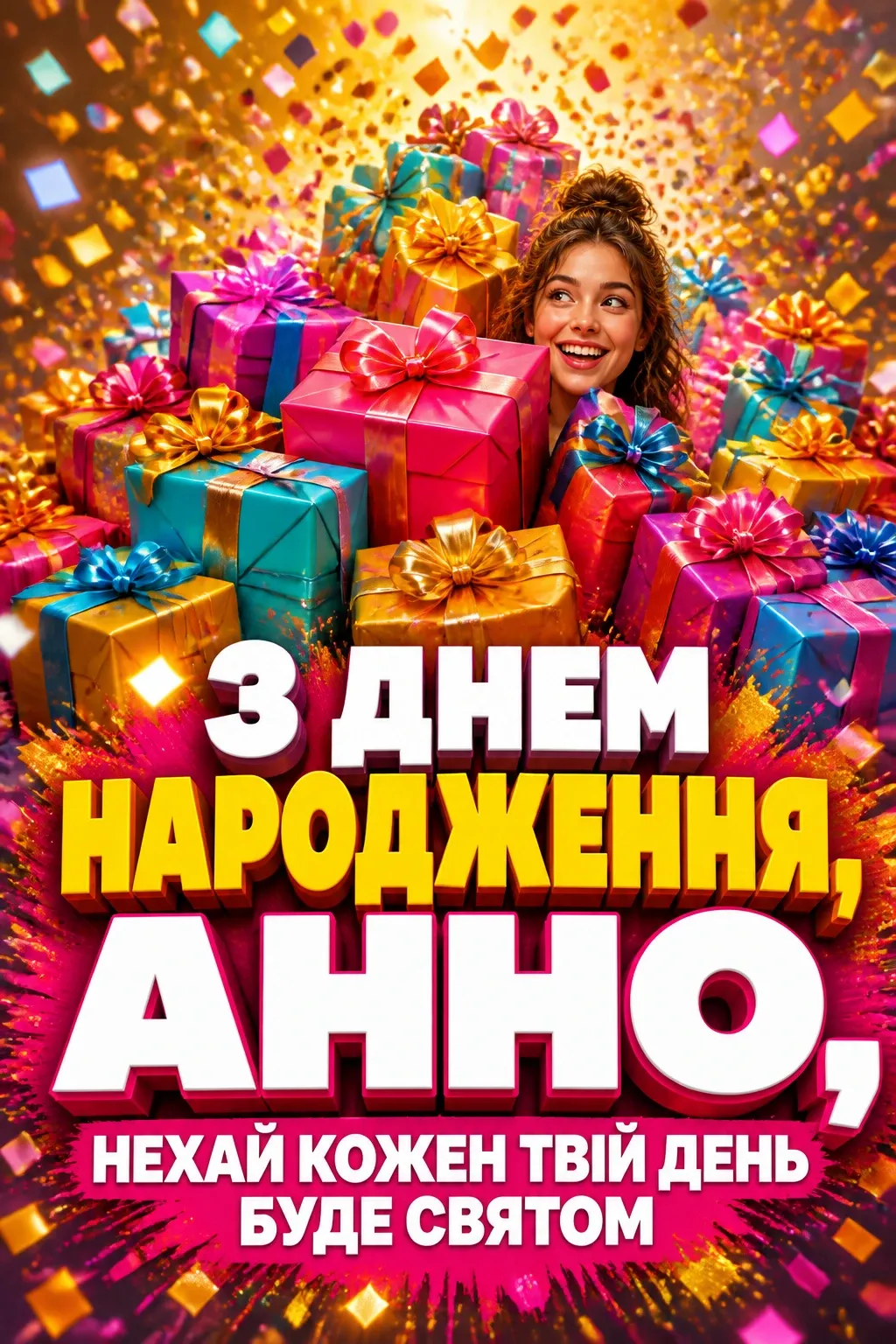з днем народження анна