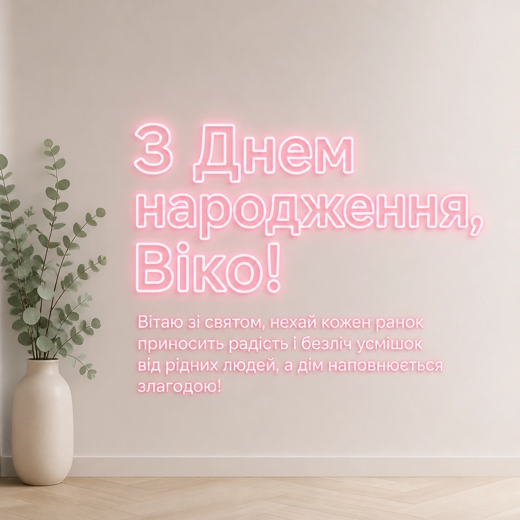 з днем народження віка