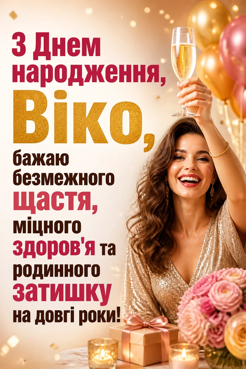 з днем народження віка