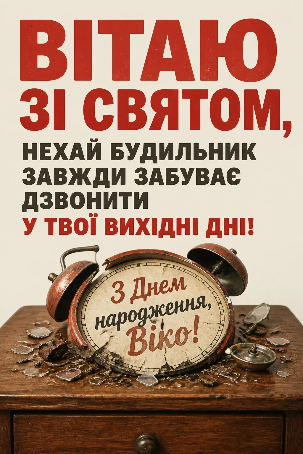 з днем народження віка