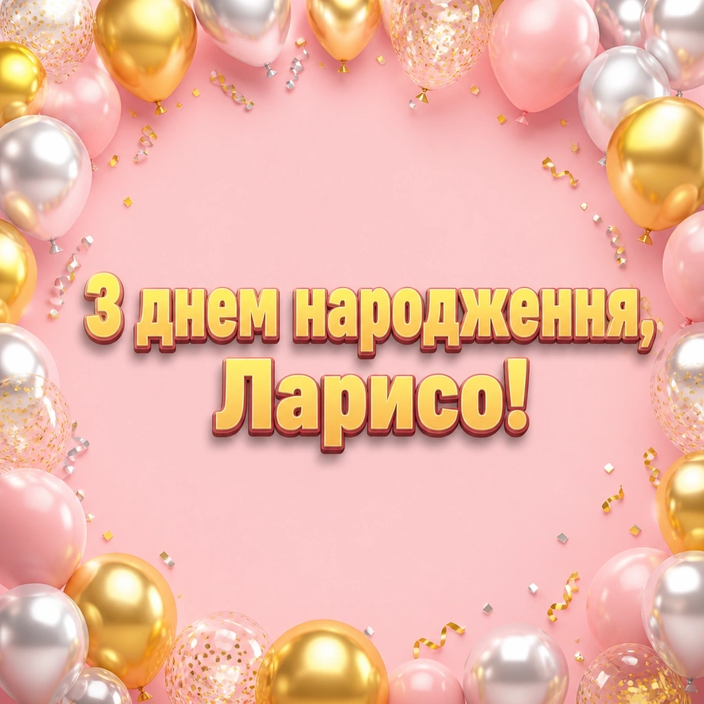 з днем народження лариса