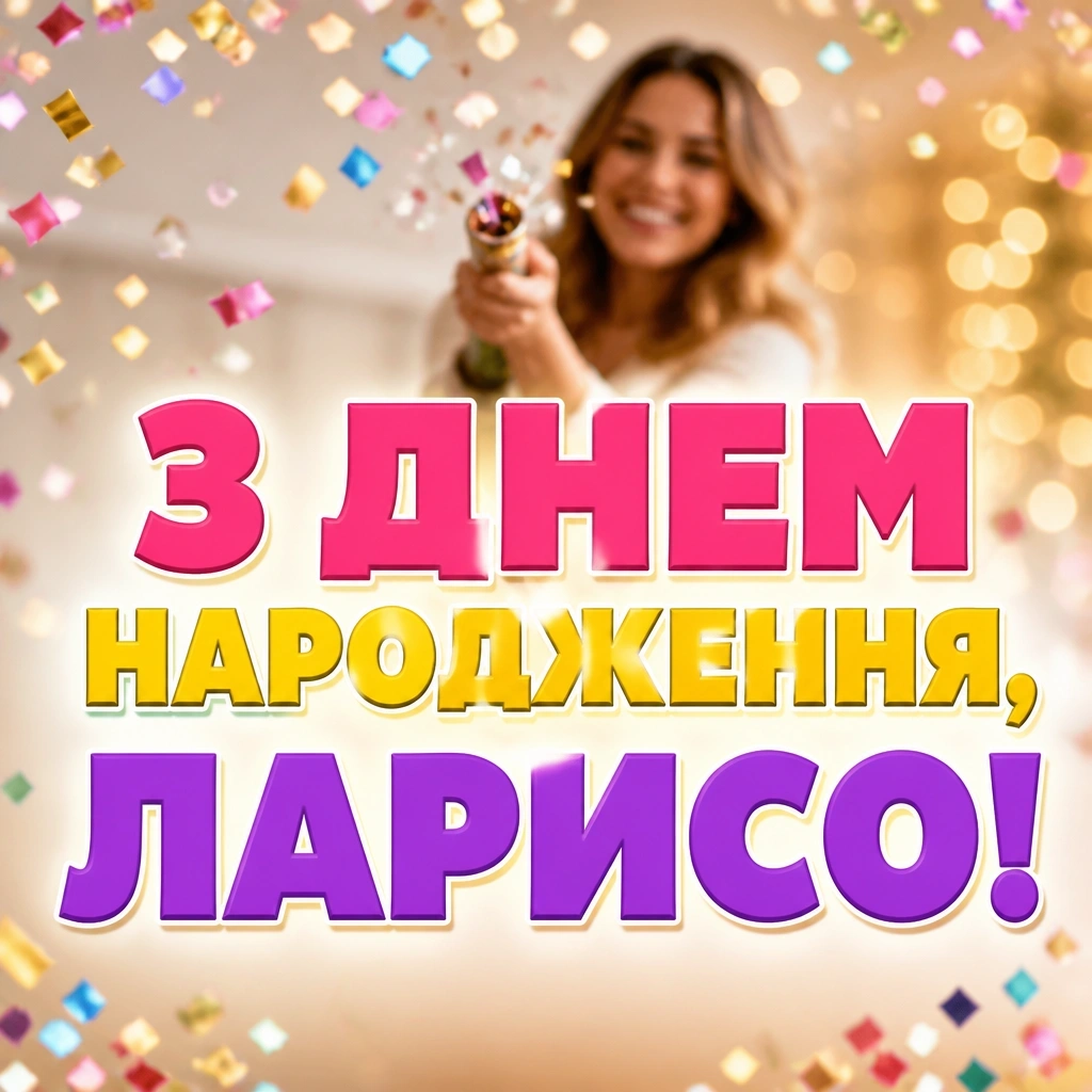 з днем народження лариса