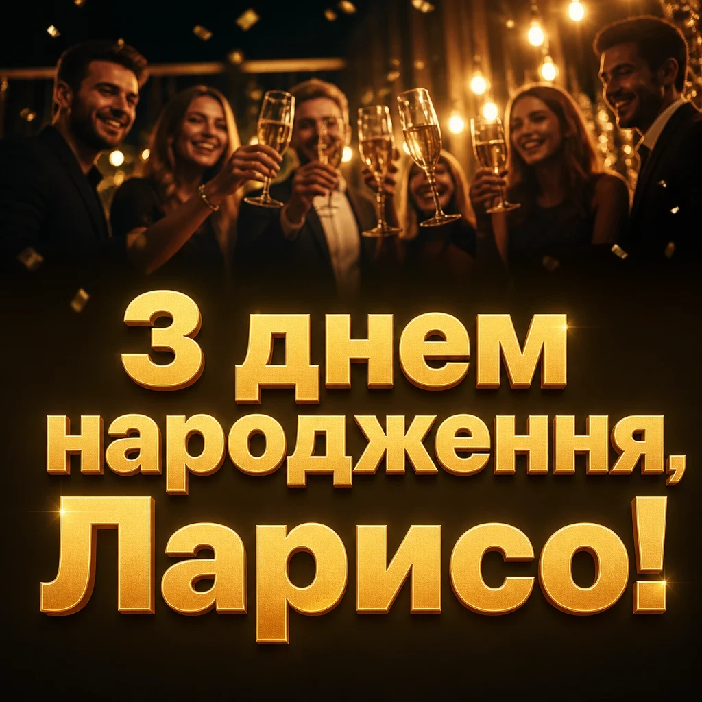 з днем народження лариса
