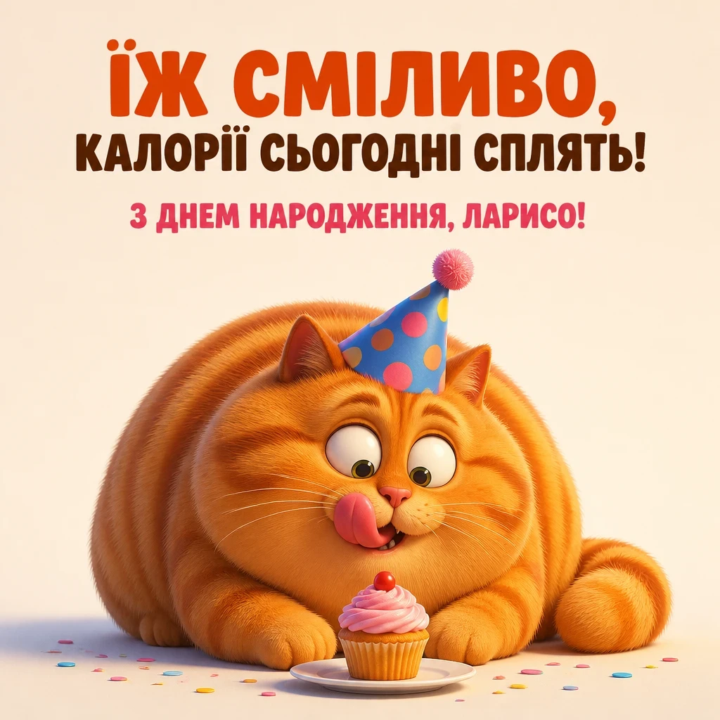 з днем народження лариса