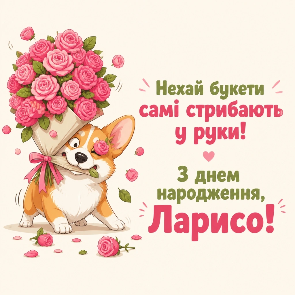 з днем народження лариса