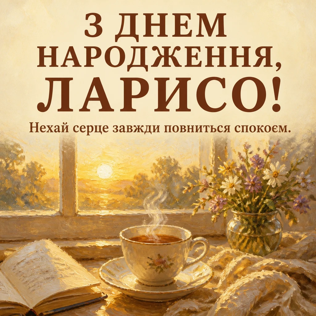 з днем народження лариса