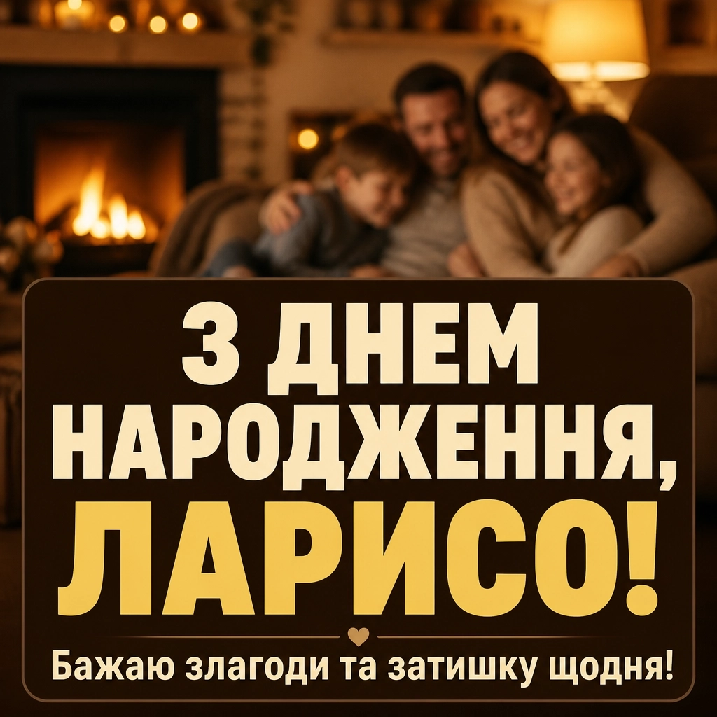 з днем народження лариса