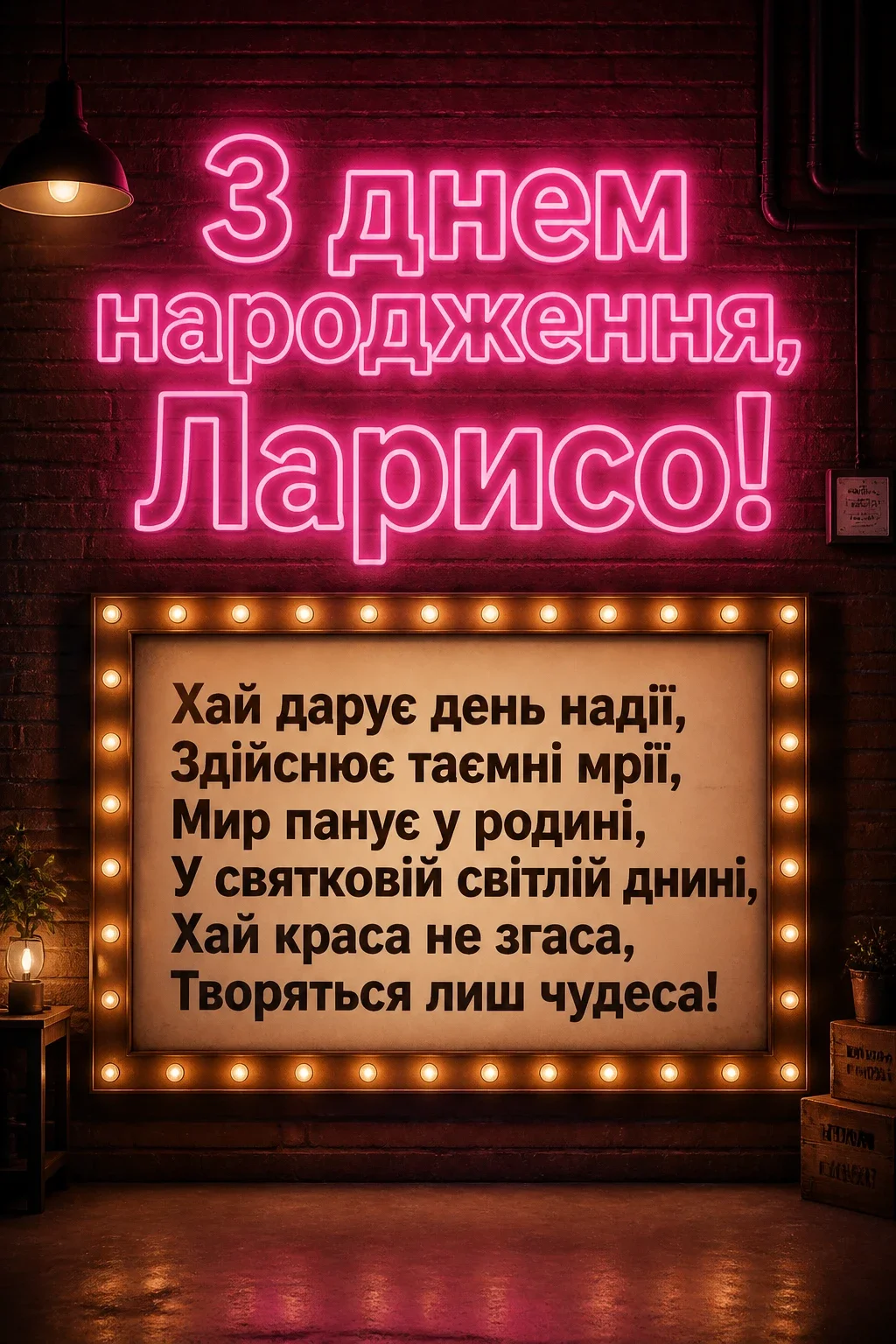 з днем народження лариса