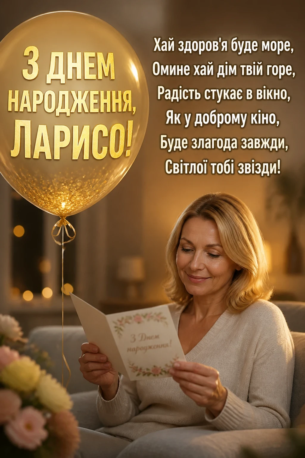 з днем народження лариса