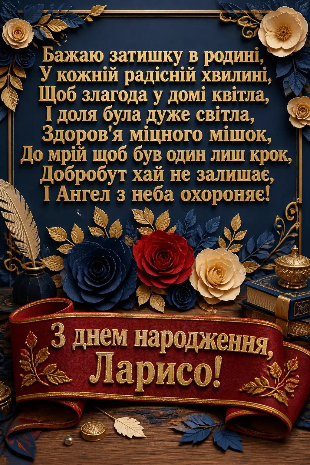 з днем народження лариса