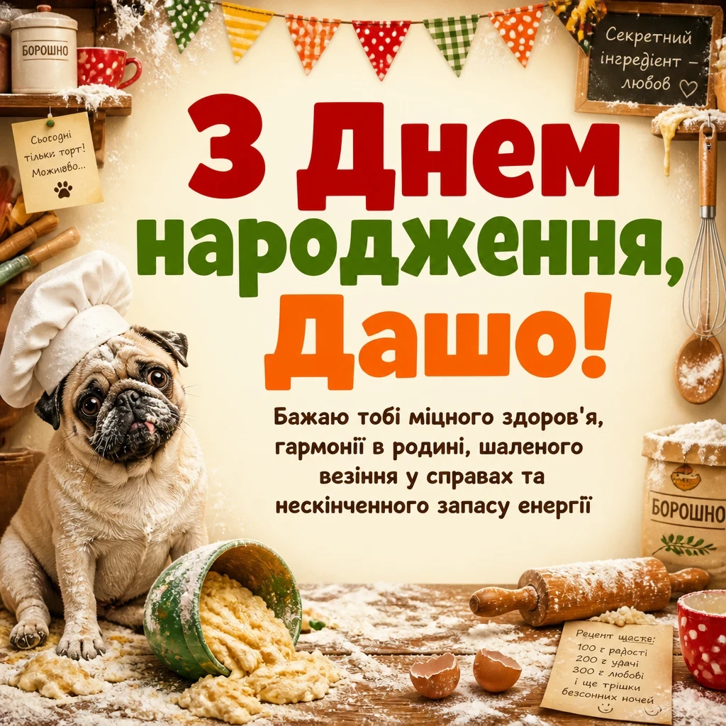 з днем народження даша