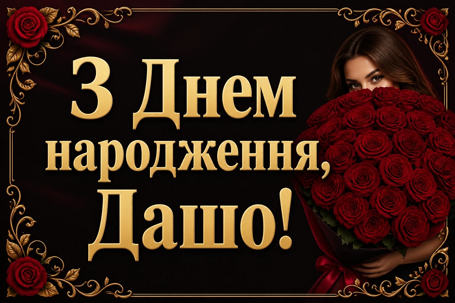 з днем народження даша
