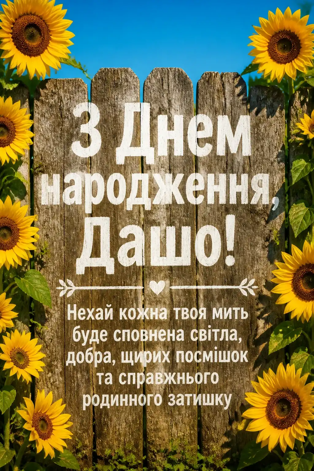 з днем народження даша