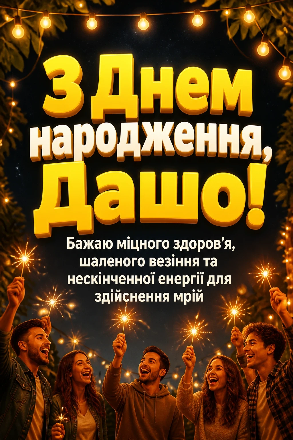 з днем народження даша