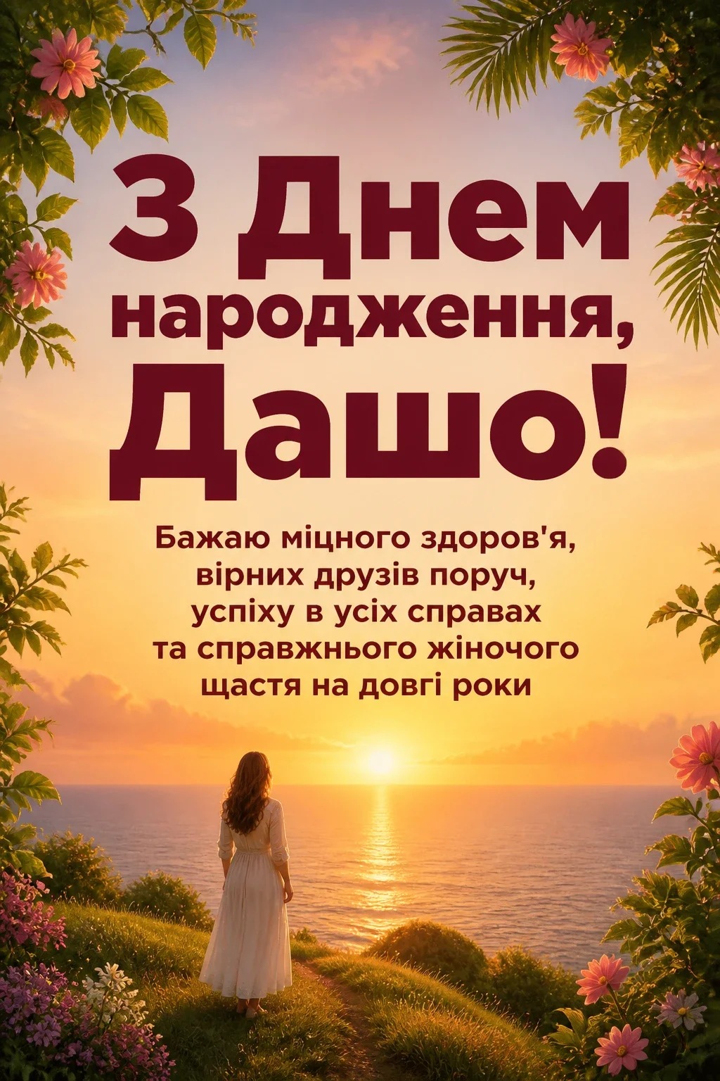 з днем народження даша