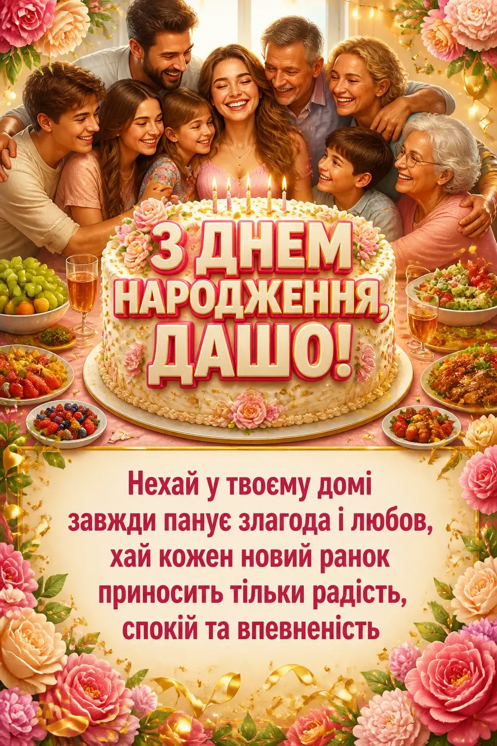 з днем народження даша