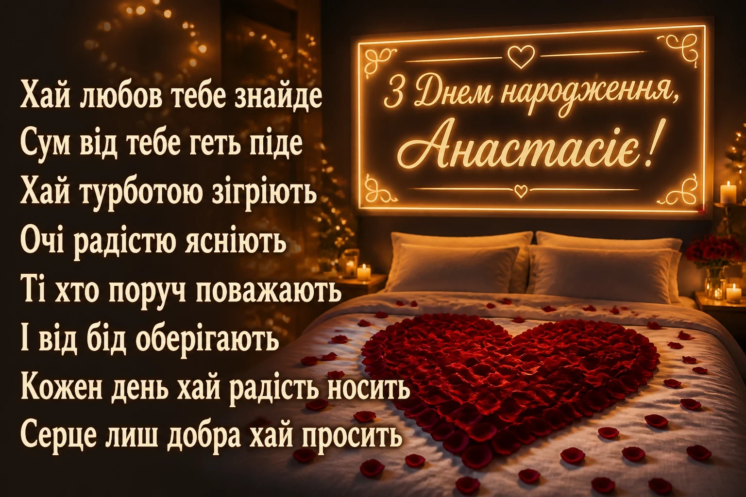з днем народження анастасія