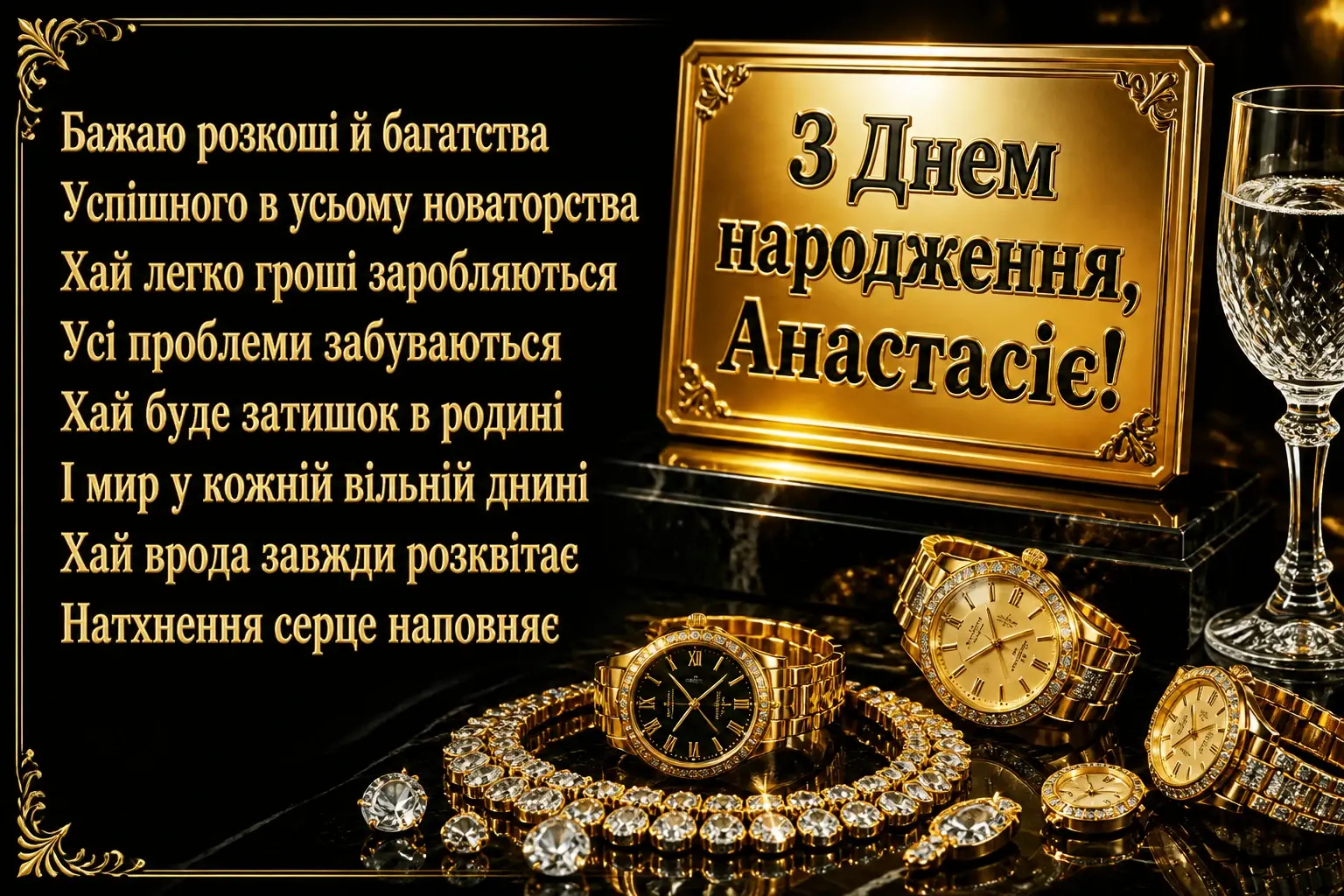 з днем народження анастасія