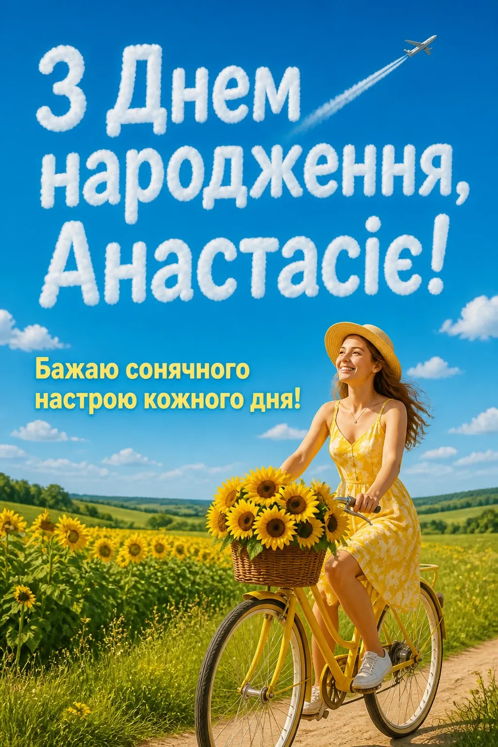 з днем народження анастасія