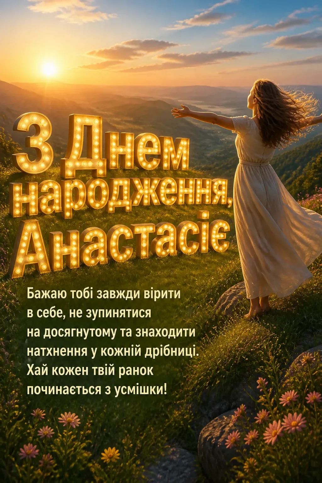 з днем народження анастасія