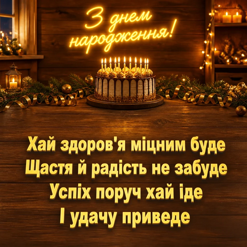 привітання з днем народження похреснику своїми словами