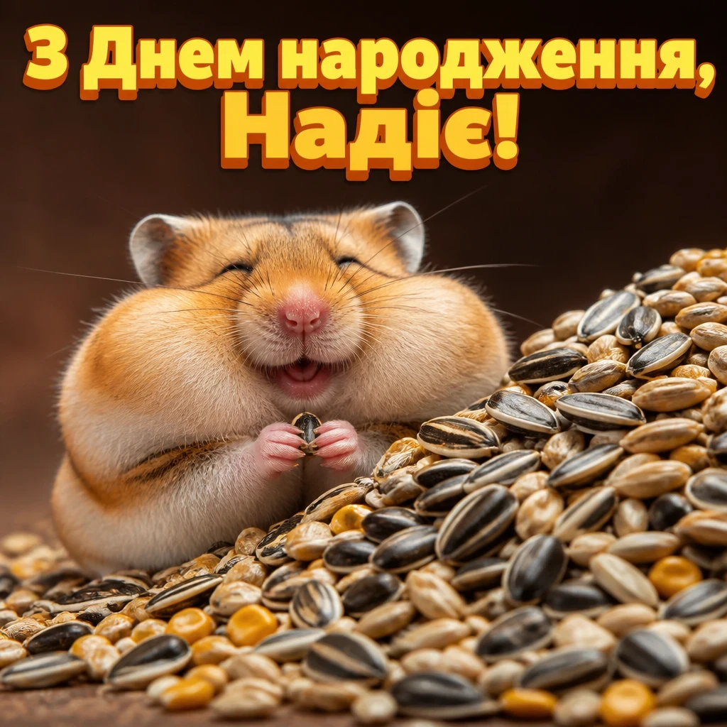 з днем народження надія