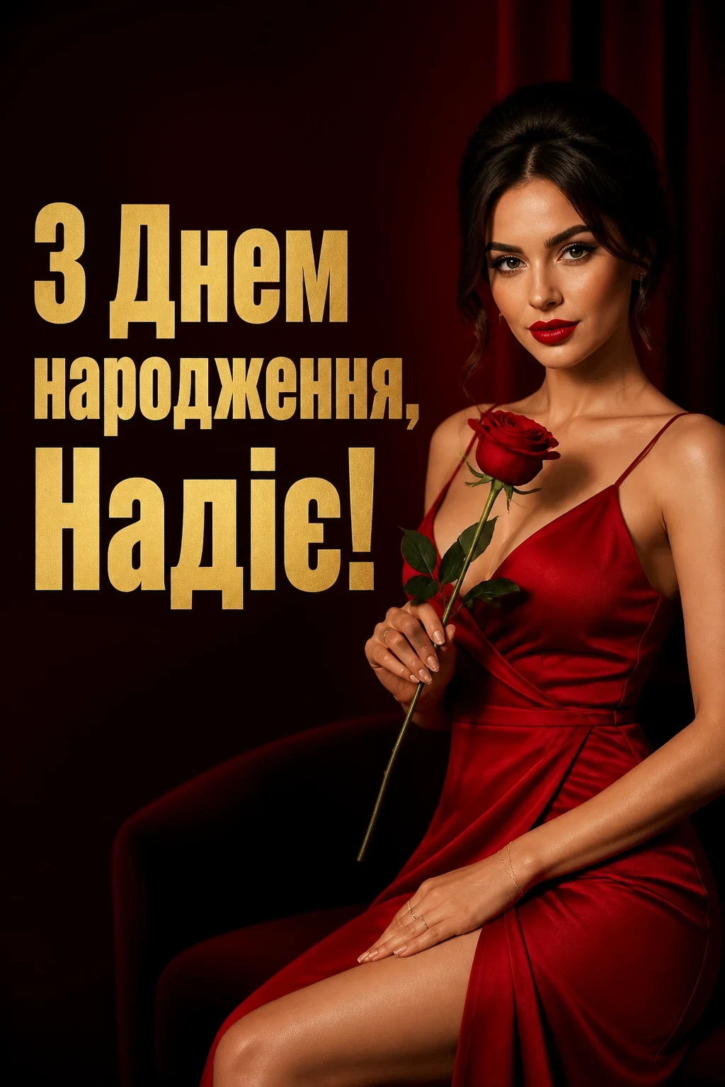 з днем народження надія