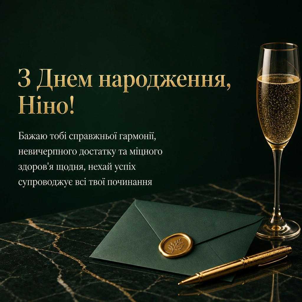 з днем народження ніна