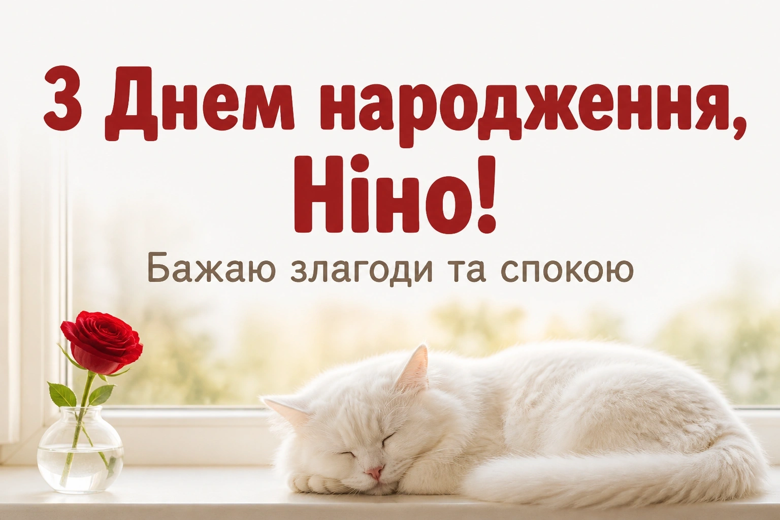 з днем народження ніна