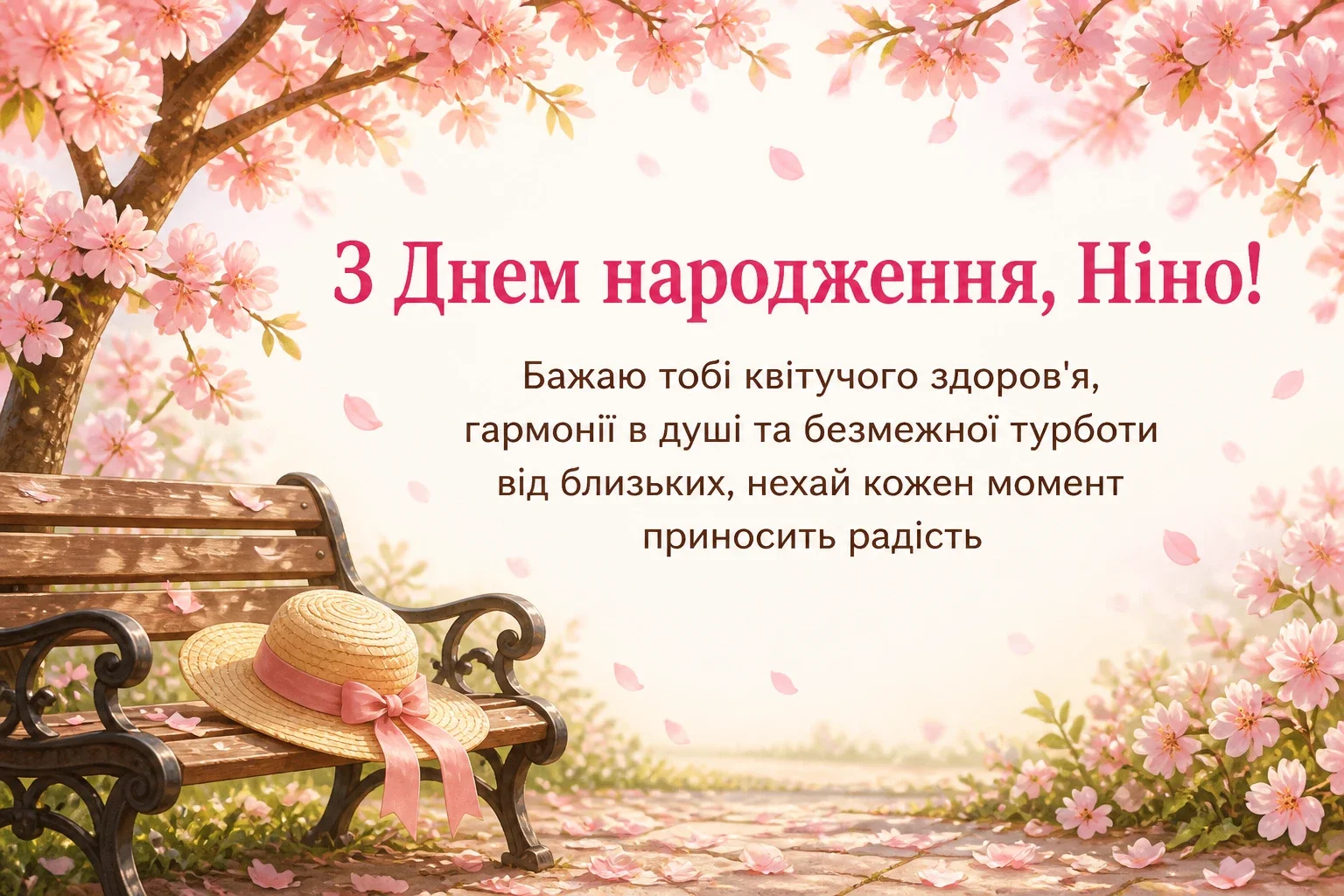 з днем народження ніна