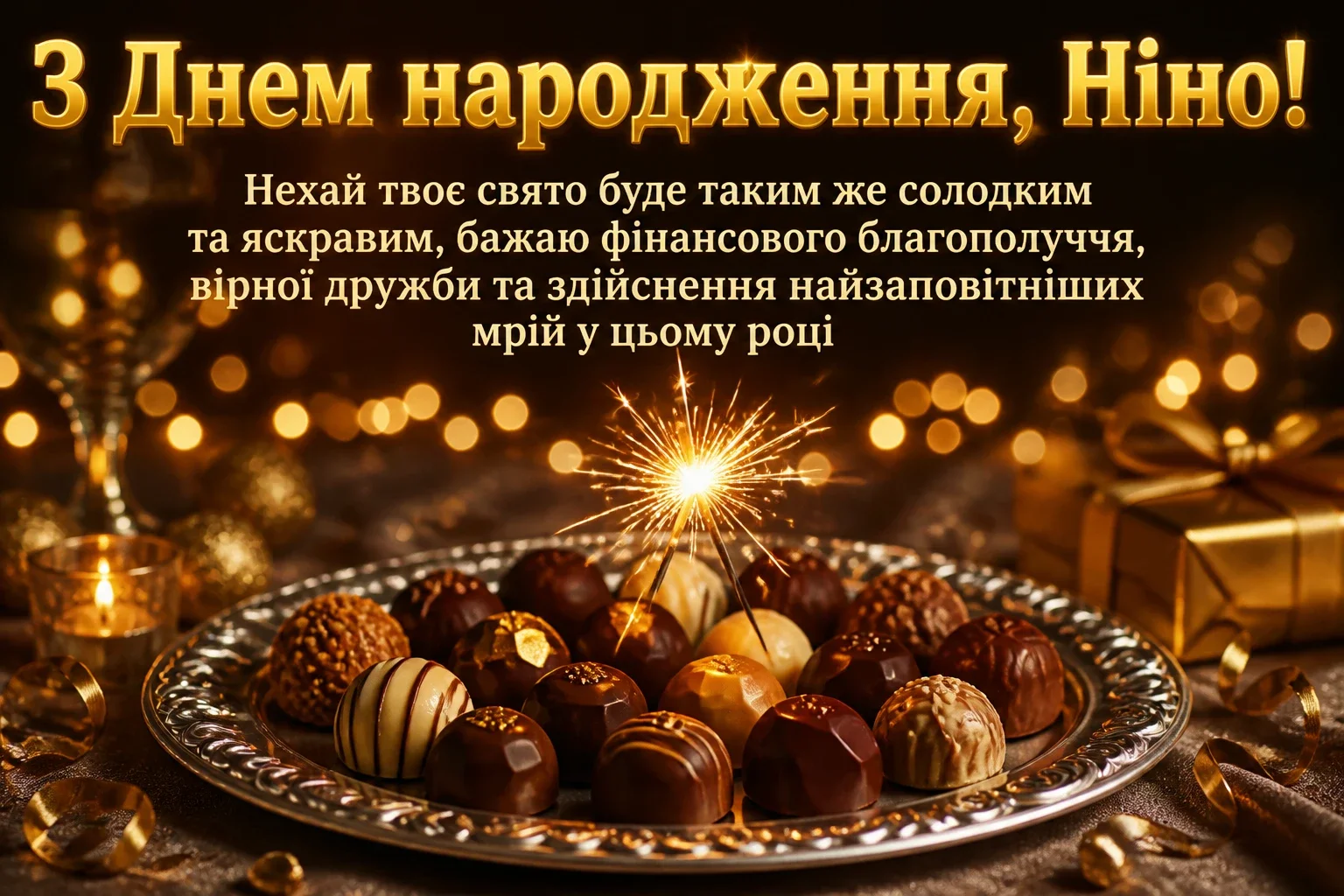 з днем народження ніна