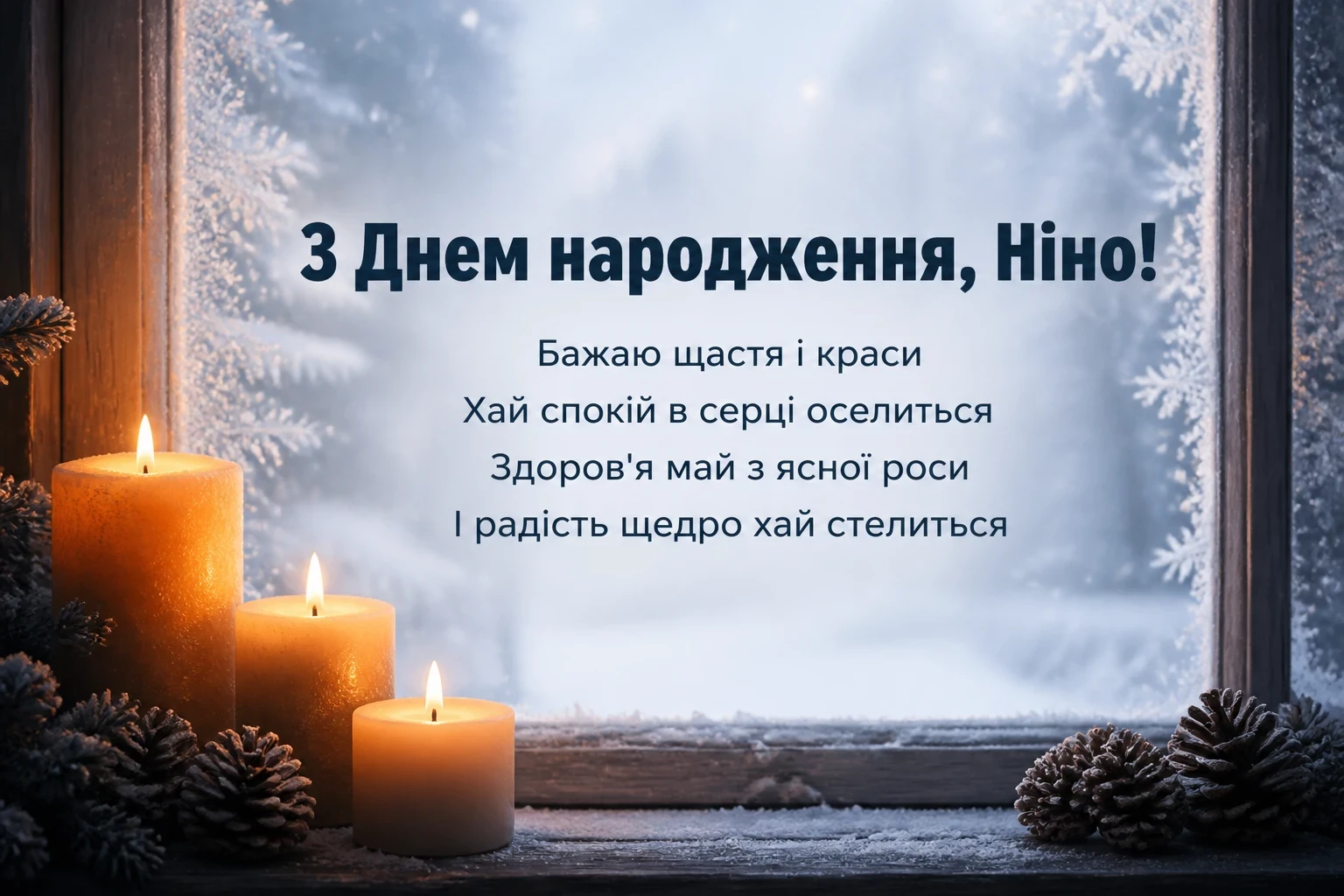 з днем народження ніна