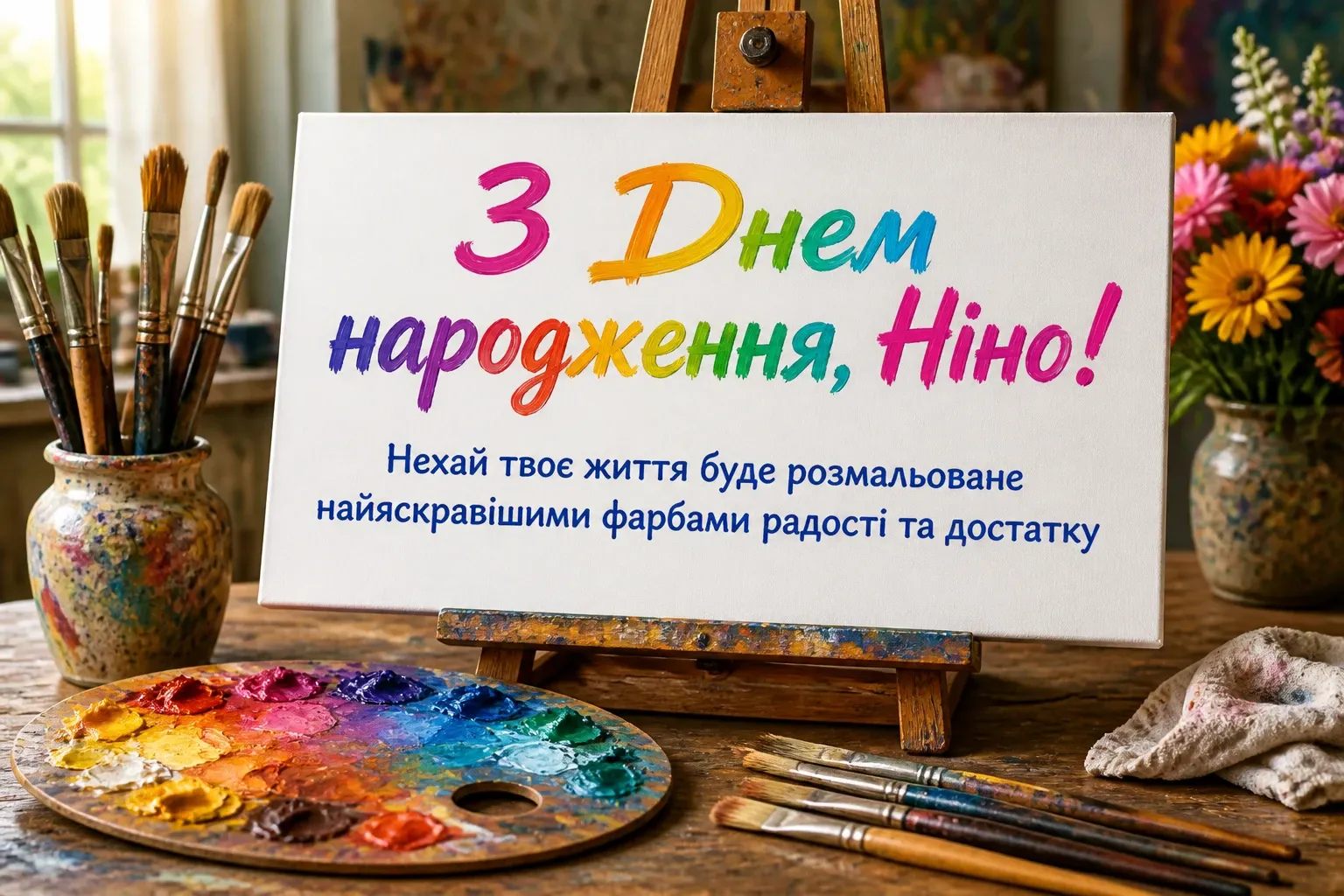 з днем народження ніна