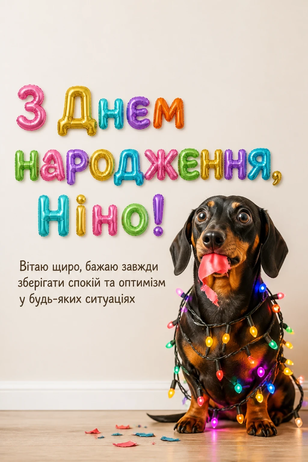 з днем народження ніна