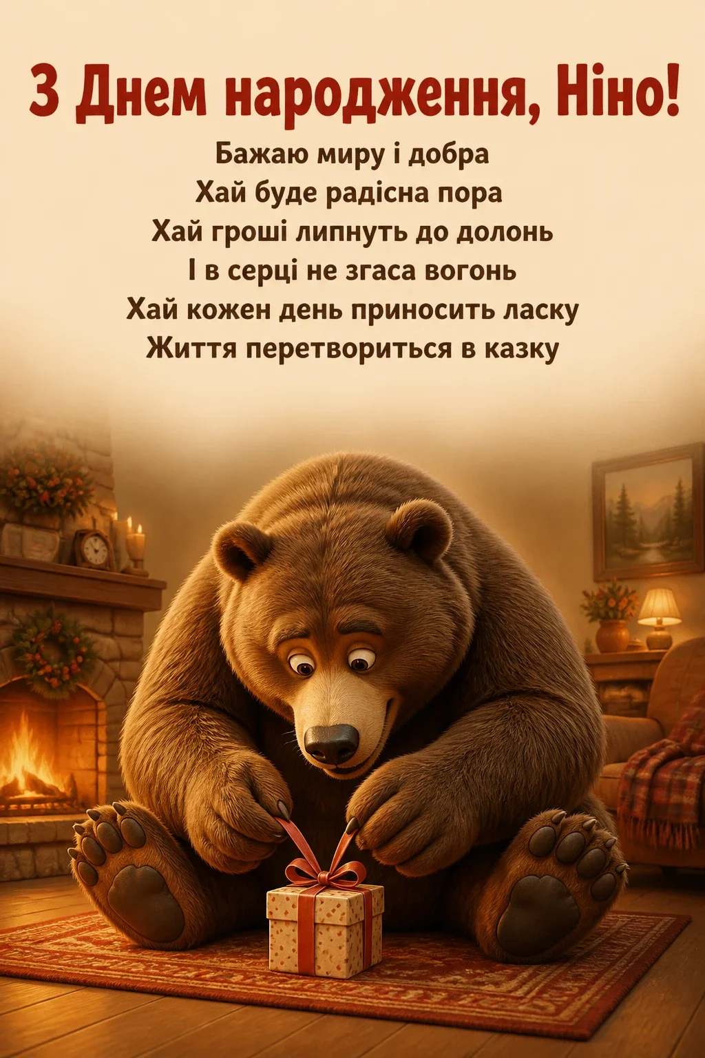 з днем народження ніна