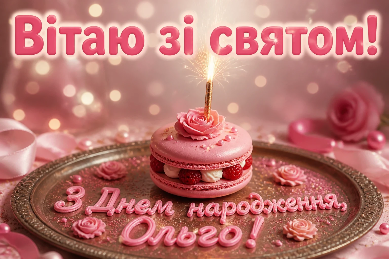 з днем народження ольга