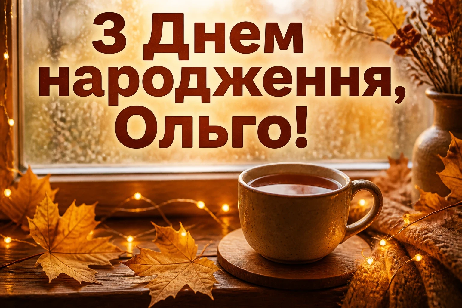 з днем народження ольга