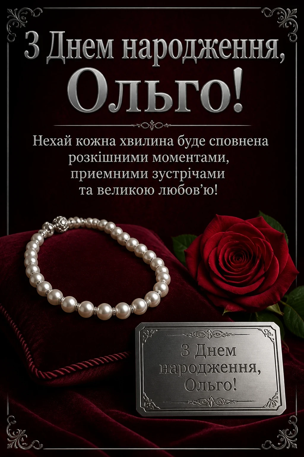 з днем народження ольга