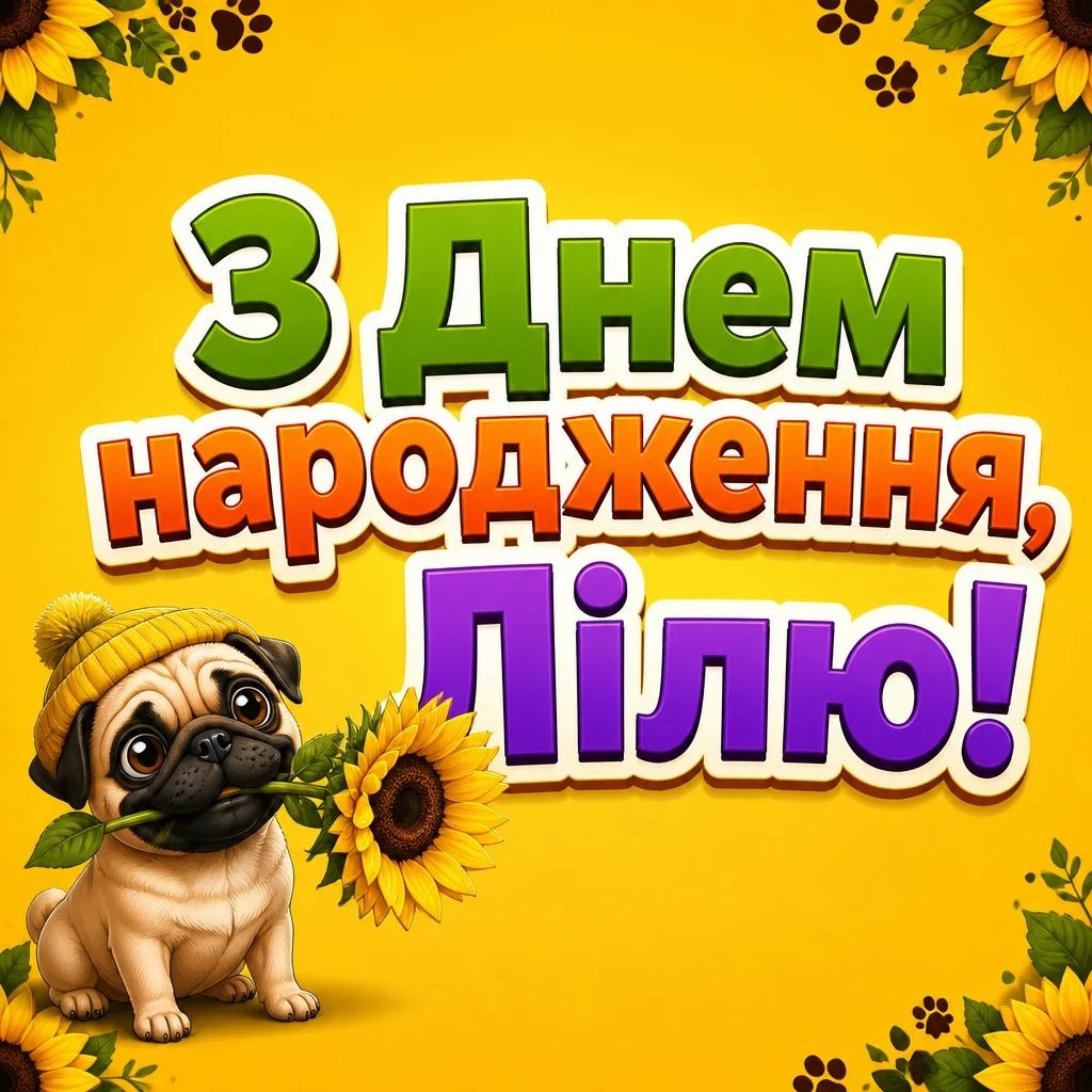 з днем народження ліля