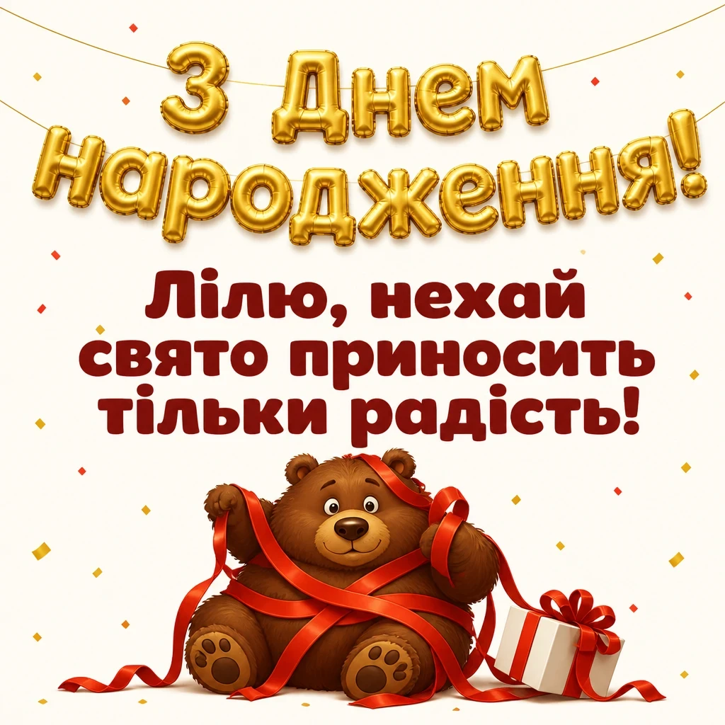 з днем народження ліля